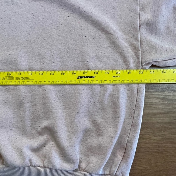 Nike Sweatshirt Womens Large Pink Confetti Sporty Athleisure Embroidered Logo - Picture 9 of 9